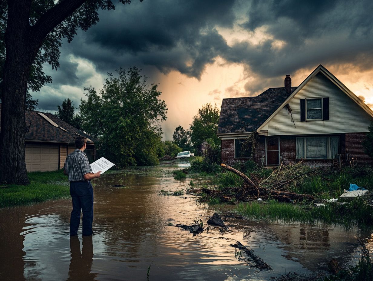 How does climate change affect home insurance premiums?